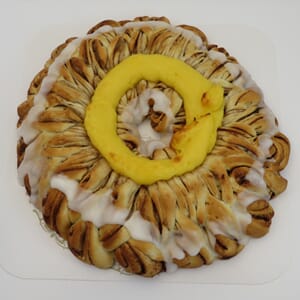 Kringle stor med vaniljekrem