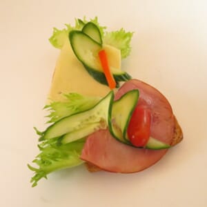 Rundstykker påsmurt 15 stk