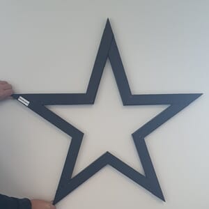 Julestjerne i tre sort