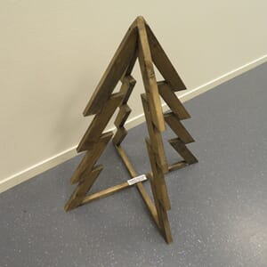 Juletre rundt middels