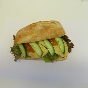 Frokostbrød eller ciabatta vegetar til 4 personer